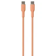 Kable USB - Kabel USB Typ-C - USB Typ-C PURO Icon Soft Cable 1.5 m Morelowy - miniaturka - grafika 1