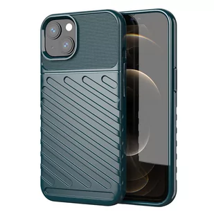 Thunder Case elastyczne pancerne etui pokrowiec iPhone 13 zielony - Etui i futerały do telefonów - miniaturka - grafika 1