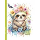 Szkolne artykuły papiernicze - Notatnik 128x165/48K kratka leniwiec FRESH - miniaturka - grafika 1