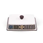 Inne naczynia kuchenne - CERAMICZNA MASELNICZKA MASELNICA NA MASŁO MAESTRO HOLIDAY IN PORTO MR-20005-45 - miniaturka - grafika 1