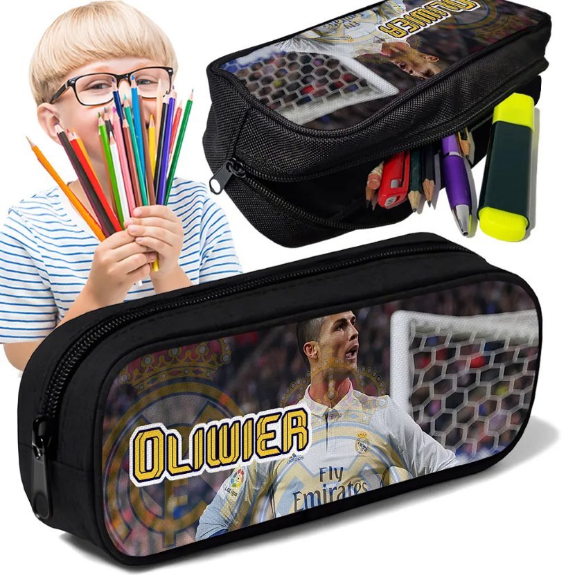 Piórnik personalizowany tuba CRISTIANO RONALDO CR7 nadruk imienia ksywki