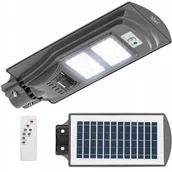 Zestawy solarne - hillvert Lampa solarna zewnętrzna - czujnik ruchu - 200 W - 6000-6500 K - 14-16 h - IP54 HT-SLED-200 - miniaturka - grafika 1