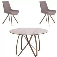 Stoły z krzesłami - Zestaw Stół Lungo + Krzesła K-290 Halmar 3 - miniaturka - grafika 1