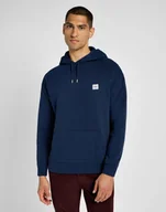Bluzy męskie - LEE WW HOODIE INKY BLUE 112355612 XXL - miniaturka - grafika 1