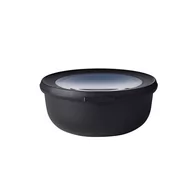 Miski i półmiski - Mepal Mepal Cirqula Nordic Black 0,75 L Czarna Miska Kuchenna Plastikowa Z Pokrywką - miniaturka - grafika 1