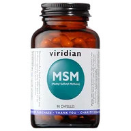 Suplementy naturalne - Viridian MSM organiczy związek siarki 90 kapsułek - miniaturka - grafika 1