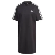 Sukienki - adidas Damska sukienka chłopięca z 3 paskami i pojedynczym dżersejem - miniaturka - grafika 1