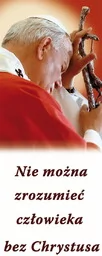 Baner Święty Jan Paweł II 75x200cm - Ikony i obrazy sakralne - miniaturka - grafika 1