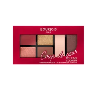 Bourjois - Coup de Coeur Volume Glamour Eyeshadow Palette - Paleta cieni do powiek - 01 Intense Look - Cienie do powiek - miniaturka - grafika 1