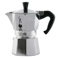 Zaparzacze i kawiarki - Bialetti Kawiarka Moka Express 3tz 130 ml GRATIS - miniaturka - grafika 1