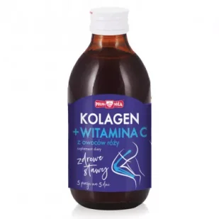 Polska Róża Kolagen + Witamina C - suplement diety 250 ml - Stawy, mięśnie, kości - miniaturka - grafika 1