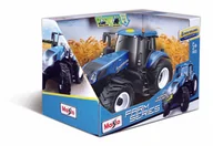 Samochody i pojazdy dla dzieci - Maisto, model kolekcjonerski New Holland T8.320 Ze Światłem I Dźwiękiem - miniaturka - grafika 1