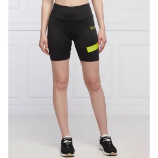 EA7 Spodenki kolarzówki | Slim Fit - Spodenki damskie - miniaturka - grafika 1