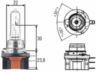Żarówki samochodowe - Hella Żarówka H15 15/55W 12V 8GJ 168 119-001 - miniaturka - grafika 1