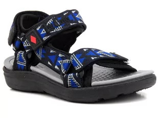 Sportowe sandały dziecięce Lee Cooper 22-34-0964K, granatowe - Buty dla chłopców - miniaturka - grafika 1