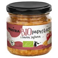 Produkty wegańskie i wegetariańskie - Naura Paprykarz z kaszą jaglaną wegański BIO 190 g - miniaturka - grafika 1