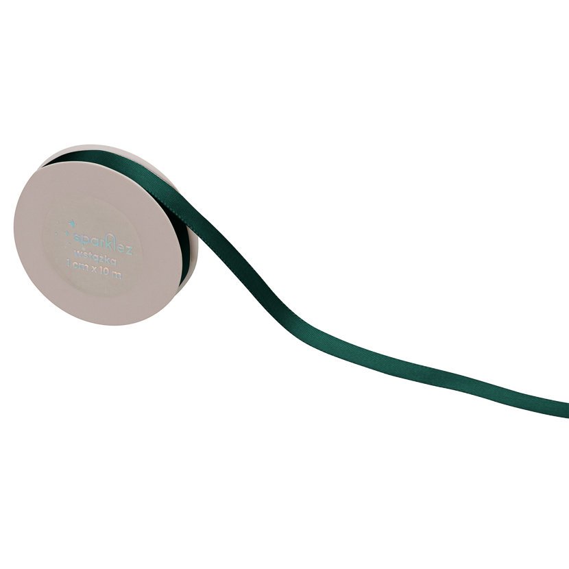 SPARKLEZ Wstążka zielona 1cm 10m