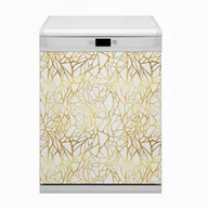 Dekoracje domu - Mata Bluedecor Magnes na zmywarkę, Złoty Ornament 60x80 - miniaturka - grafika 1