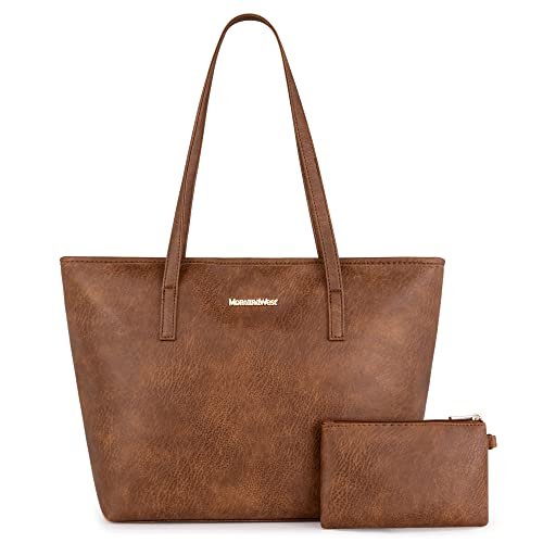 Wrangler Tote Bag Western Portfele dla kobiet na ramię Boho Azteckie torebki, *2a-brązowy, Large