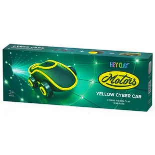 Hey Clay Masa Plastyczna Cyber Auto Żółte - Masy plastyczne - miniaturka - grafika 1