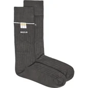 Skarpetki męskie - BOSS BLACK Skarpety 2-pack 2P RS Fine Rib EC - miniaturka - grafika 1