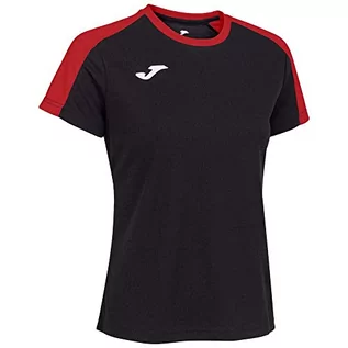 Koszulki i topy damskie - Joma Eco Championship T-shirt damski z krótkim rękawem, czarny/czerwony, L - grafika 1