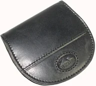 Portfele - Podkówka Półokrągła El Forrest Skóra Naturalna 994 61 Średnia CZARNA 8.5 x 7,5 x 1,5 [cm] - miniaturka - grafika 1