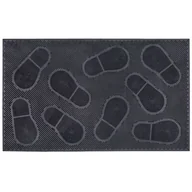 Wycieraczki - Wycieraczka gumowa 45 x 75 cm czarny - miniaturka - grafika 1