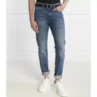 Spodnie męskie - CALVIN KLEIN JEANS Jeansy TAPER | Slim Fit - miniaturka - grafika 1