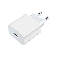 Ładowarki do telefonów - Ładowarka Sieciowa 20W USB-C PD Prestico F8A biała - miniaturka - grafika 1