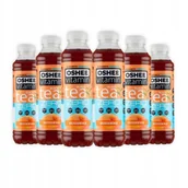 Napoje energetyczne i izotoniczne - Oshee Vitamin Black Tea Zero Niegazowany napój herbaciany o smaku brzoskwiniowym 555 ml x 6 sztuk - miniaturka - grafika 1