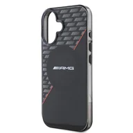Etui i futerały do telefonów - AMG Rhombs MagSafe Case for iPhone 16 Pro Max Black/Red - miniaturka - grafika 1