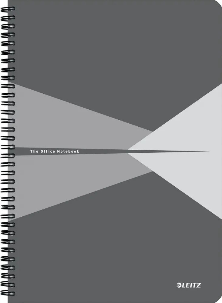 Ko�onotatnik Office Card A4 kratka szary