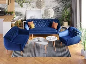 Sofy i kanapy - Zestaw wypoczynkowy do salonu dla 6 osób SKAND Monolith - miniaturka - grafika 1