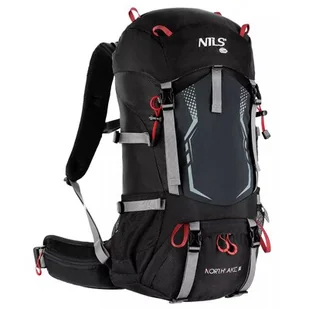 Plecak Czarny Regulowany 30L Wytrzymały Rozszerzany na Wycieczki Trekking - Plecaki - miniaturka - grafika 1