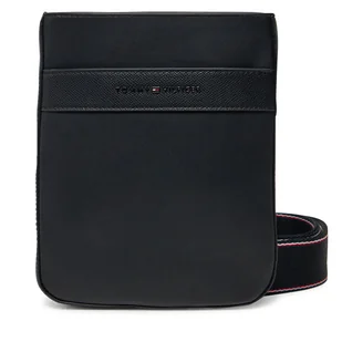 Saszetka Tommy Hilfiger Th Corp Mini Crossover AM0AM13225 Czarny - Torby męskie - miniaturka - grafika 1