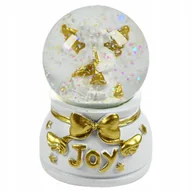 Ozdoby bożonarodzeniowe - KULA ŚNIEŻNA SZKLANA ANIOŁEK PREZENT DEKORACJA BOŻE NARODZENIE - miniaturka - grafika 1