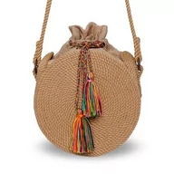 Torebki damskie - Torebka Bohonomad Bohobag 01 Beige - miniaturka - grafika 1