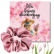 Ozdoby do włosów - SCRUNCHIE DLA FAJNEJ DZIEWCZYNY PREZENT DZIEŃ KOBIET [SCRUNCHIE1] - miniaturka - grafika 1
