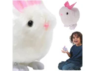 Zabawki interaktywne dla dzieci - Zajączek Zając Nakręcany Królik Skaczący Zabawka Upominek Na Wielkanoc - miniaturka - grafika 1