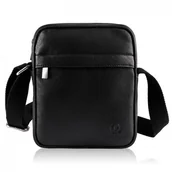 Nerki - Skórzana Torebka Męska Na Ramię Paolo Peruzzi  T-75-Bl - miniaturka - grafika 1