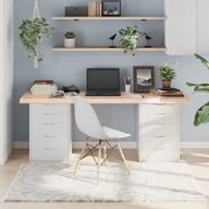 Meble modułowe i akcesoria - vidaXL Blat stołu, 180x60x6 cm, surowe drewno dębowe - miniaturka - grafika 1