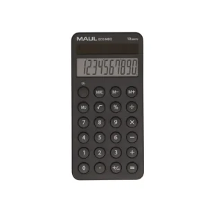 Kalkulator kieszonkowy ECO MD2 10-pozycyjny czarny - Maul - Kalkulatory - miniaturka - grafika 1
