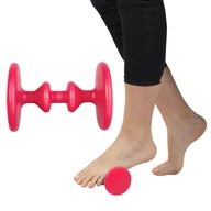Akcesoria medycyny naturalnej - inSPORTline Przyrząd do masażu stóp, masażer inSPORTline Emms, Czerwony 21988-1 - miniaturka - grafika 1