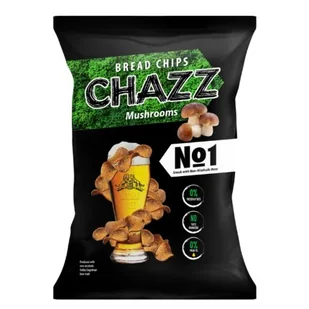 Chazz Bread Chips Mushroom 100g - Chipsy - miniaturka - grafika 1
