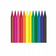 Kredki, ołówki, pastele i pisaki - Kredki Woskowe Świecowe Kolor Dla Dzieci Zestaw - miniaturka - grafika 1