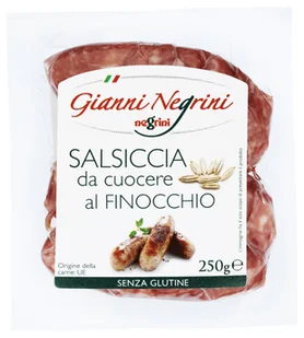 Kiełbasa salsiccia grill al binocchia 250g - Gianni Negrini - Pasztet i przetwory mięsne - miniaturka - grafika 1