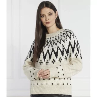 Swetry damskie - Silvian Heach Sweter | Regular Fit | z dodatkiem wełny - grafika 1