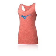 Koszulki i topy damskie - Mizuno Mizuno koszulka damska Aero Tank top - pomarańczowa, niebieska koszulka pomarańczowa pomarańczowy M J2GA9264-56 - miniaturka - grafika 1