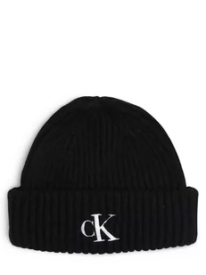 Calvin Klein Jeans - Czapka damska, czarny - Czapki damskie - miniaturka - grafika 1